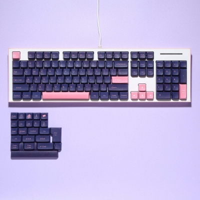 Dropshipping Charming 104+23 XDA Keycaps Set PBT Dye-subbed ANSI ISO Layout for GK61 64 68 84 87 104 108